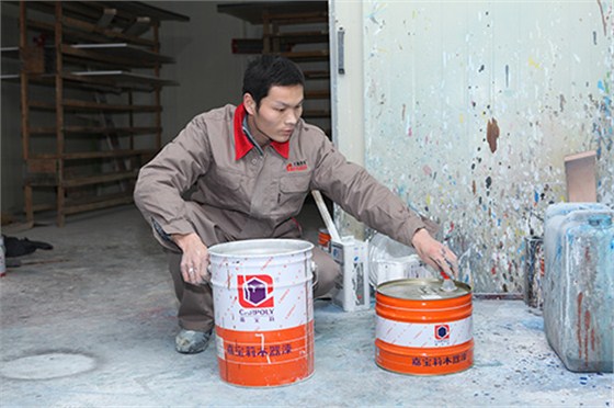 大唐格雅烤漆展柜油漆調(diào)配