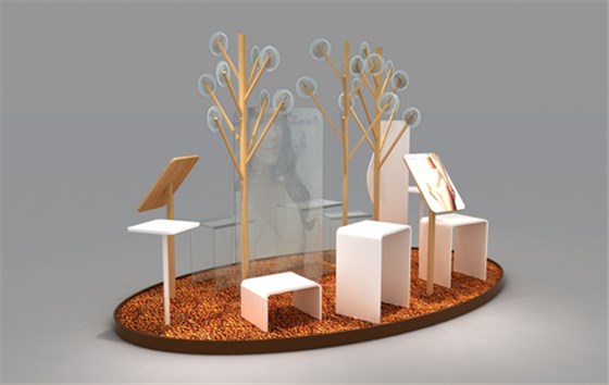 大唐格雅服裝展柜優(yōu)生地堆側(cè)面圖