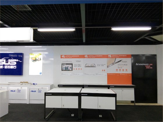 聯(lián)想電腦展柜