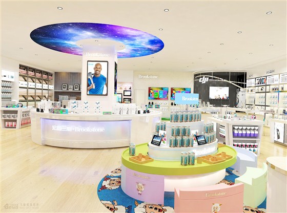 南京展柜廠南京江寧萬達(dá)宏圖三胞效果圖