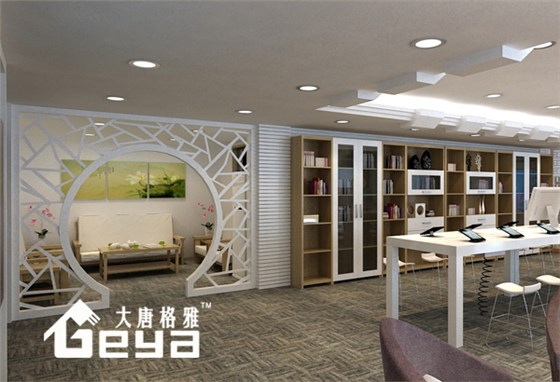 大唐格雅展柜設計學校、單位展廳