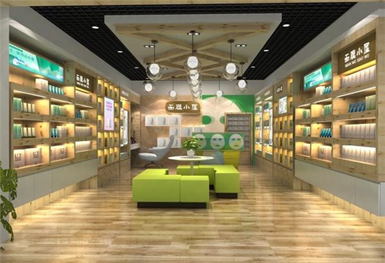 南京龍江新城市廣場(chǎng)面膜小屋-化妝品展柜