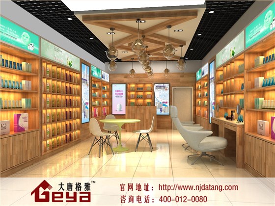 化妝品展柜,南京展柜定制廠家,南京展柜設(shè)計(jì)制作,南京大唐格雅展柜廠