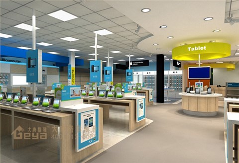 電腦手機(jī)展柜-淮安3C賣場