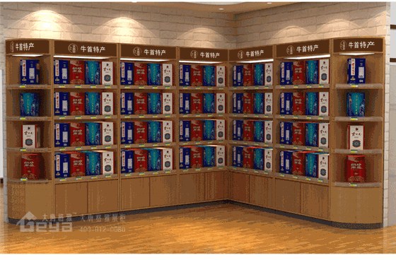 產(chǎn)品展示-超市鋼木貨架-南京牛首山土特產(chǎn)