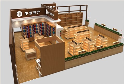 鋼木貨架-木質(zhì)貨架-南京展柜廠