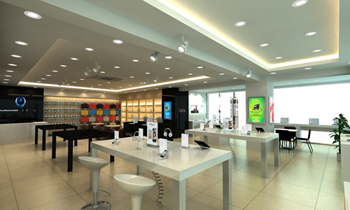 南京步行街店手機(jī)電腦展柜