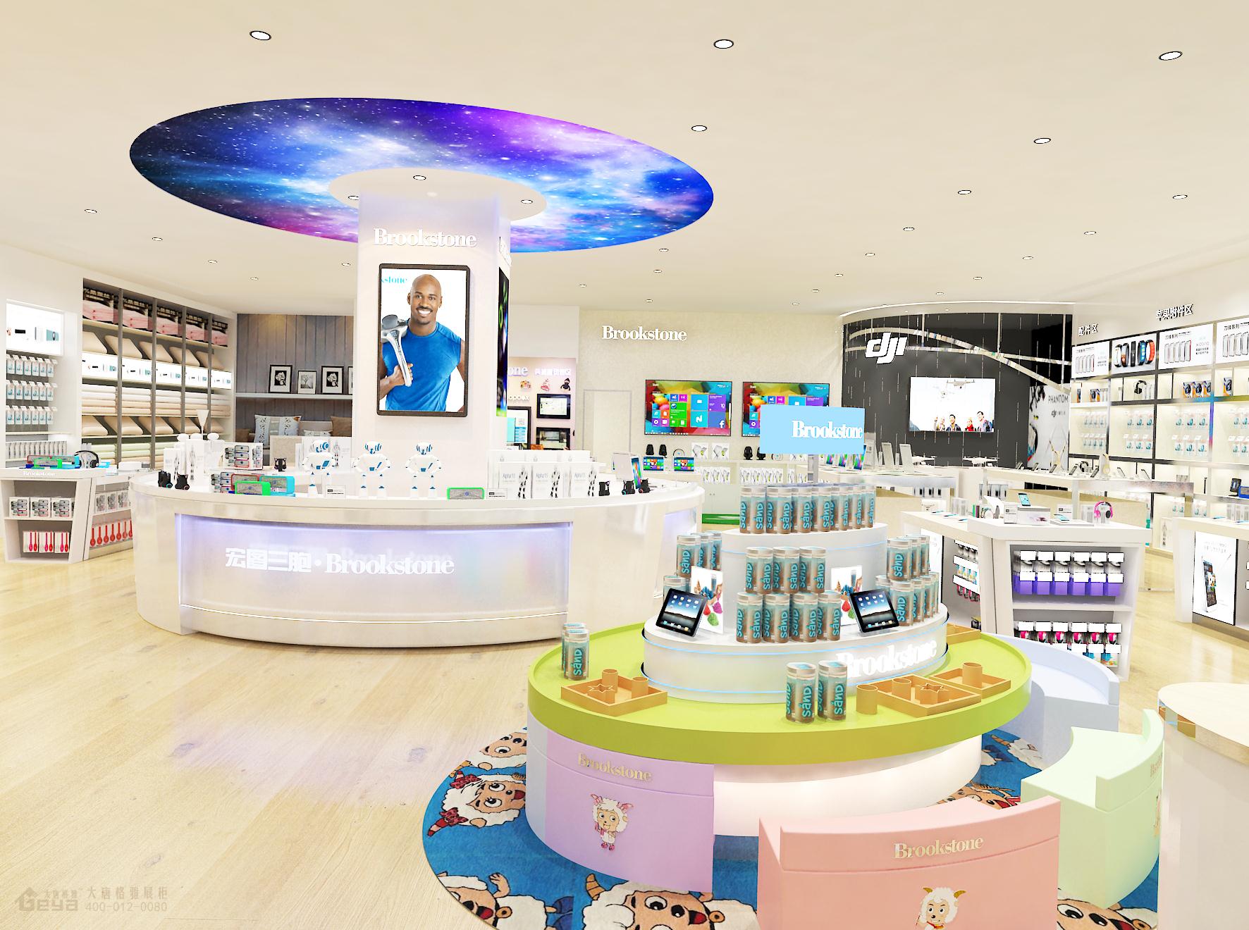 南京展柜廠南京江寧萬達宏圖三胞效果圖