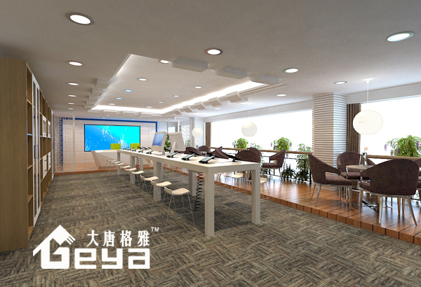 大唐格雅展柜設(shè)計(jì)學(xué)校、單位展廳