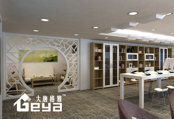 大唐格雅展柜設(shè)計(jì)學(xué)校、單位展廳