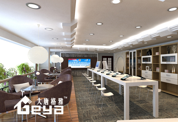 大唐格雅展柜設(shè)計(jì)學(xué)校、單位展廳