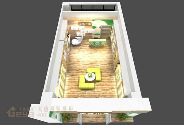 南京龍江新城市廣場(chǎng)面膜小屋-化妝品展柜