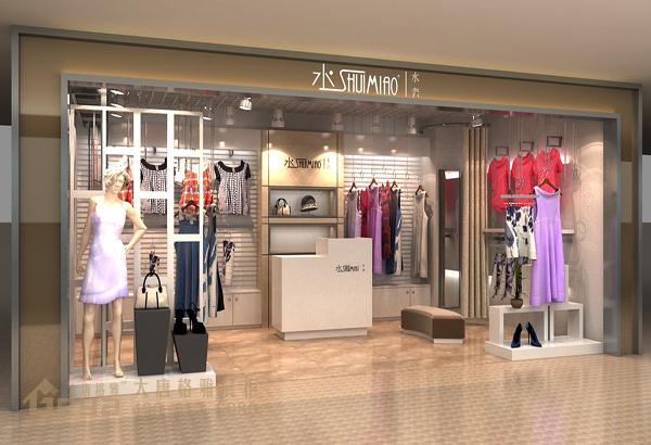 給服裝展柜上色 -南京大唐格雅展柜工廠