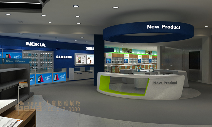 新街口五星電腦手機(jī)展柜