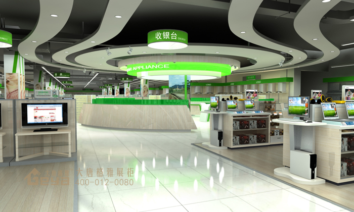 五星家樂福電腦手機展柜