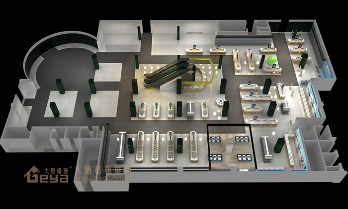 常州關(guān)河路店電腦手機展柜