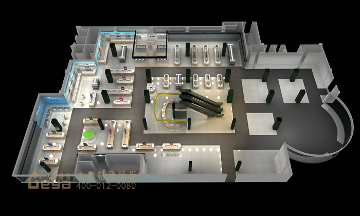 常州關(guān)河路店電腦手機展柜 常州關(guān)河路店電腦手機展柜