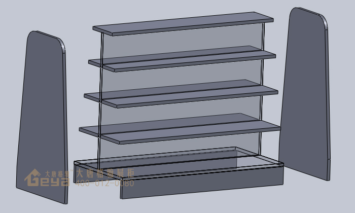 座上客小環(huán)島柜