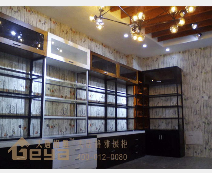 產(chǎn)品展示-化妝品鋼木貨架-南京江寧勝太路店