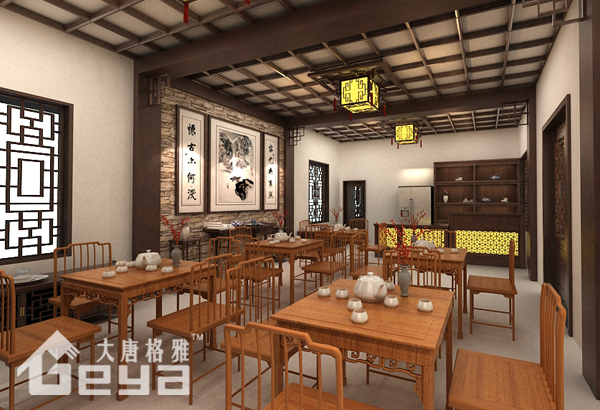 茶館設計-南京唐二陵茶館 茶館設計-南京唐二陵茶館