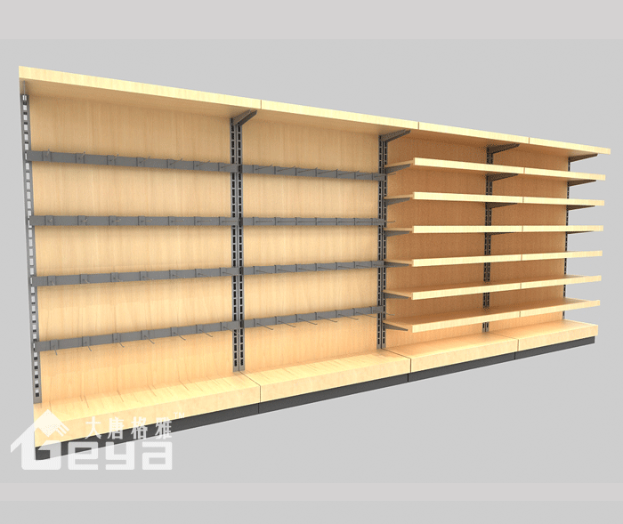 產(chǎn)品展示-南京牛首山超市鋼木貨架