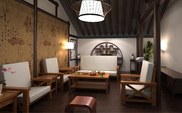 企業(yè)休閑區(qū)接待室