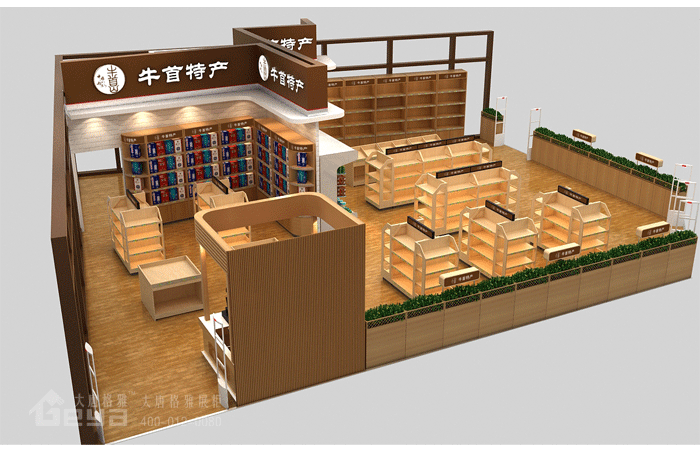 產(chǎn)品展示-超市鋼木貨架-南京牛首山土特產(chǎn)