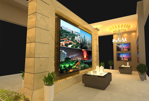 產(chǎn)品展示-南京展柜廠-和記黃埔房地產(chǎn)展廳軟裝