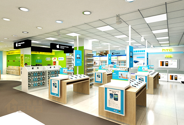 產(chǎn)品展示-南京展柜廠-常熟方塔手機(jī)電腦展柜