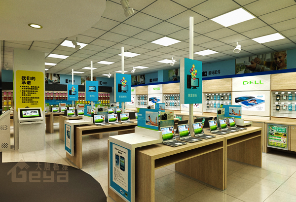 產(chǎn)品展示-南京展柜廠-常熟方塔手機(jī)電腦展柜