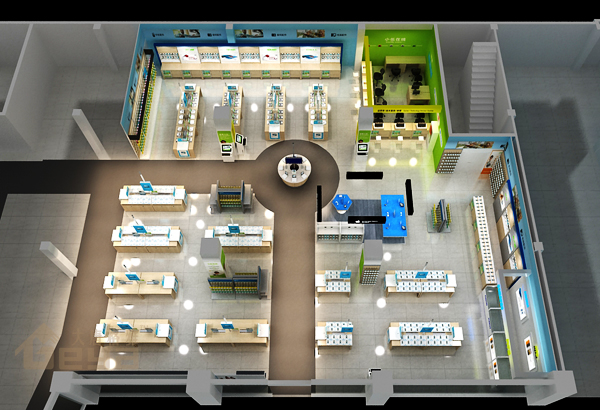 產(chǎn)品展示-南京展柜廠-常熟方塔手機(jī)電腦展柜