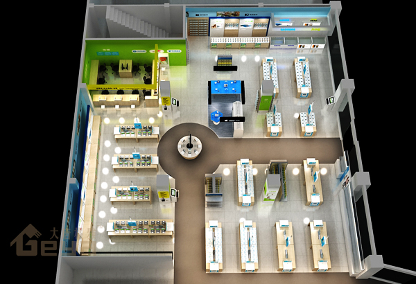 產(chǎn)品展示-南京展柜廠-常熟方塔手機(jī)電腦展柜