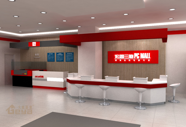 產(chǎn)品展示-南京展柜廠-安徽合肥宏圖三胞手機電腦展柜