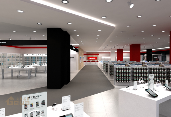 產(chǎn)品展示-南京展柜廠-安徽合肥宏圖三胞手機電腦展柜