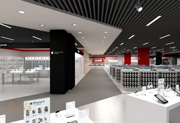 產(chǎn)品展示-南京展柜廠-安徽合肥宏圖三胞手機電腦展柜