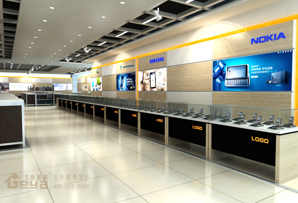 南京展柜制作廠家-手機(jī)電腦展柜-南京展柜制作