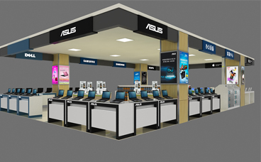 手機(jī)柜臺(tái)-電腦展柜-電腦展柜制作