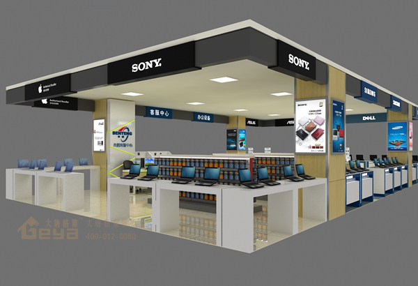南京展柜制作-手機(jī)電腦展柜-南京大唐格雅展柜