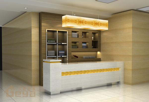 南京展柜制作廠家-前臺(tái)制作-南京大唐格雅展柜