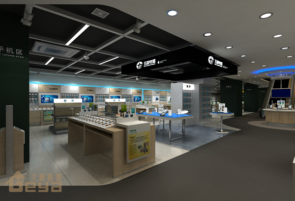 南京展柜制作-徐州國(guó)貿(mào)五星手機(jī)電腦展柜-南京大唐格雅展柜