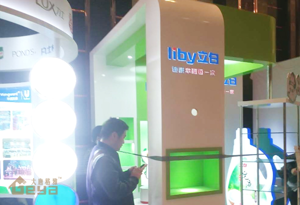 南京展柜制作-香格里拉立白展會(huì)展廳-南京大唐格雅展柜制作廠家