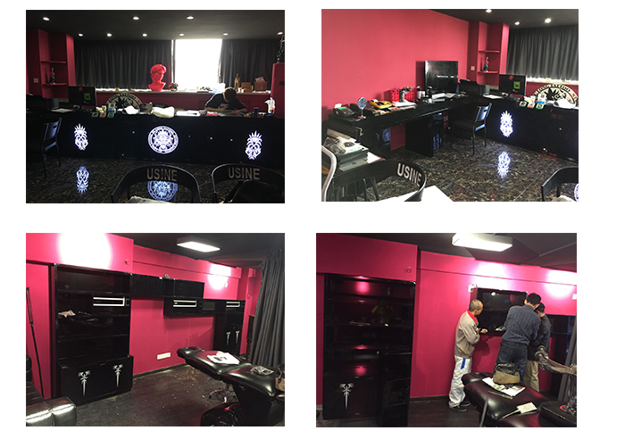 烤漆柜臺(tái)-現(xiàn)場(chǎng)安裝