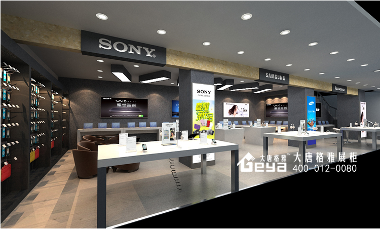 手機(jī)展柜,電腦展柜,手機(jī)展柜制作廠家,電腦展柜制作,聯(lián)想電腦展柜