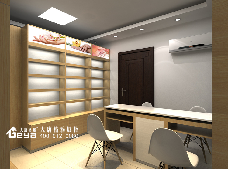 美甲店面展示柜 美甲店面展示柜