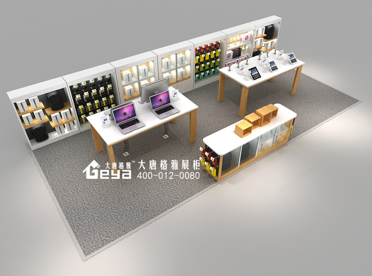 手機展柜,電腦展柜,手機展柜制作廠家,電腦展柜制作,聯(lián)想電腦展柜