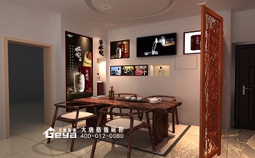 木質展柜—江中集團辦公室