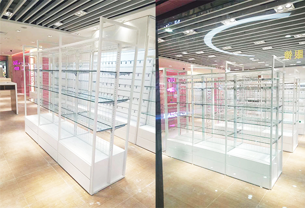 化妝品展柜,化妝品展示柜,化妝品柜臺(tái),化妝品柜